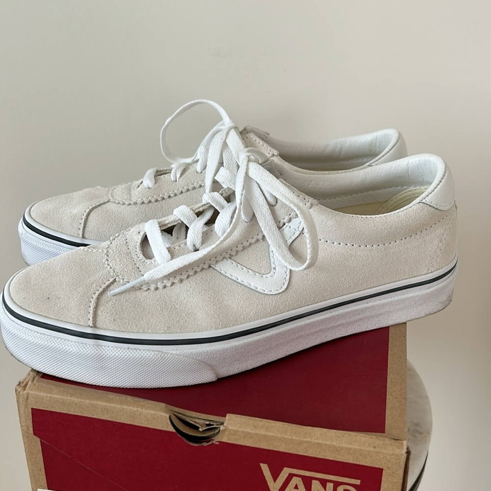 Vans Off The Wall Sport LX Suede White US W 8 (like new) - Picture 4 of 8